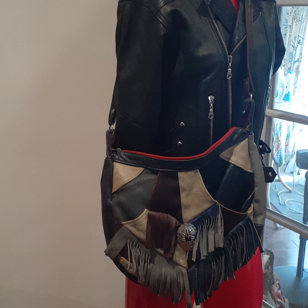Genuine leather mexican purse.